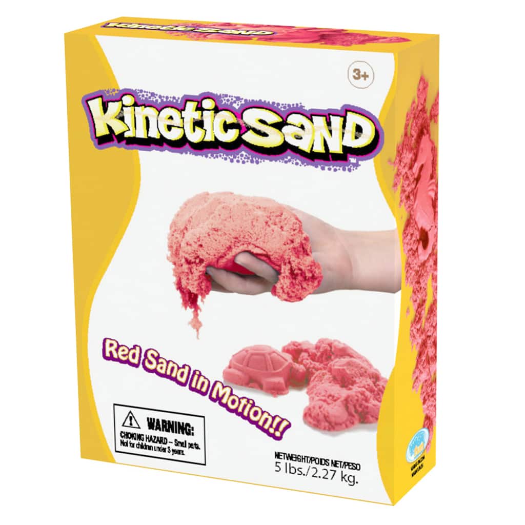 WABA Fun Kinetic Sand, Red, 5lbs WABA Fun Kinetic Sand, Red, 5lbs